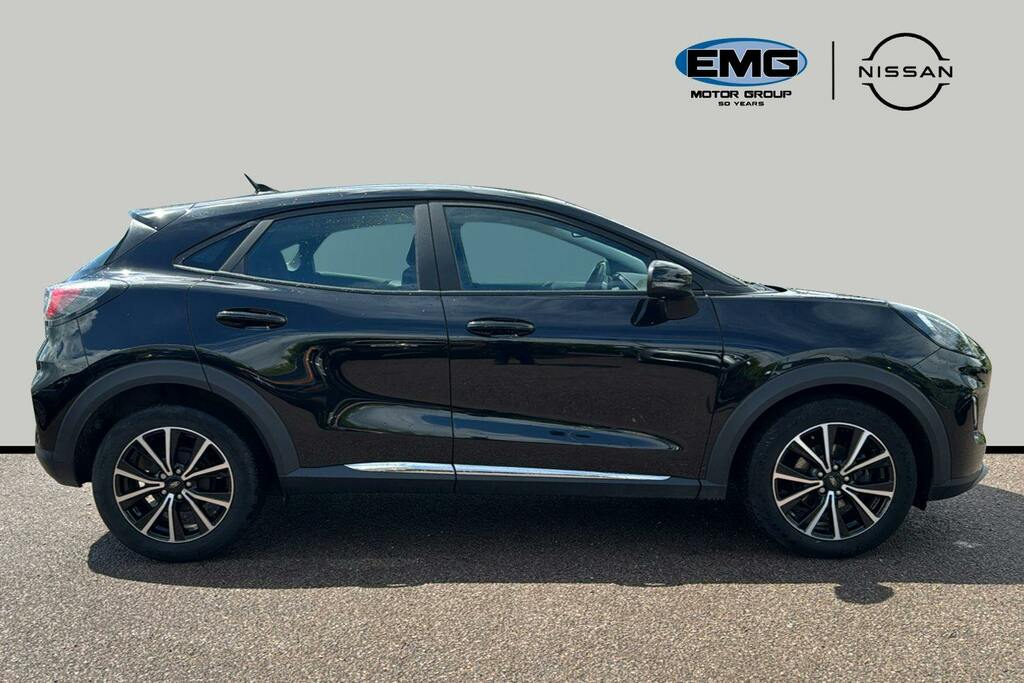 Ford Puma 1.0T Ecoboost Mhev Titanium Suv Hybrid BJ72ULK Black #3
