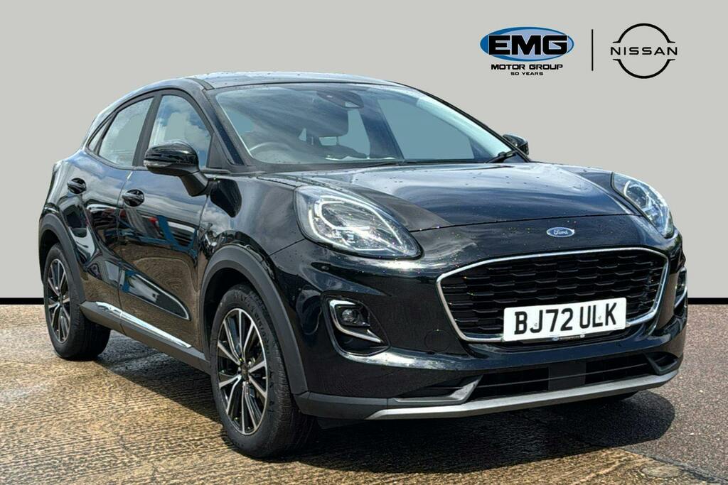 Ford Puma 1.0T Ecoboost Mhev Titanium Suv Hybrid BJ72ULK Black