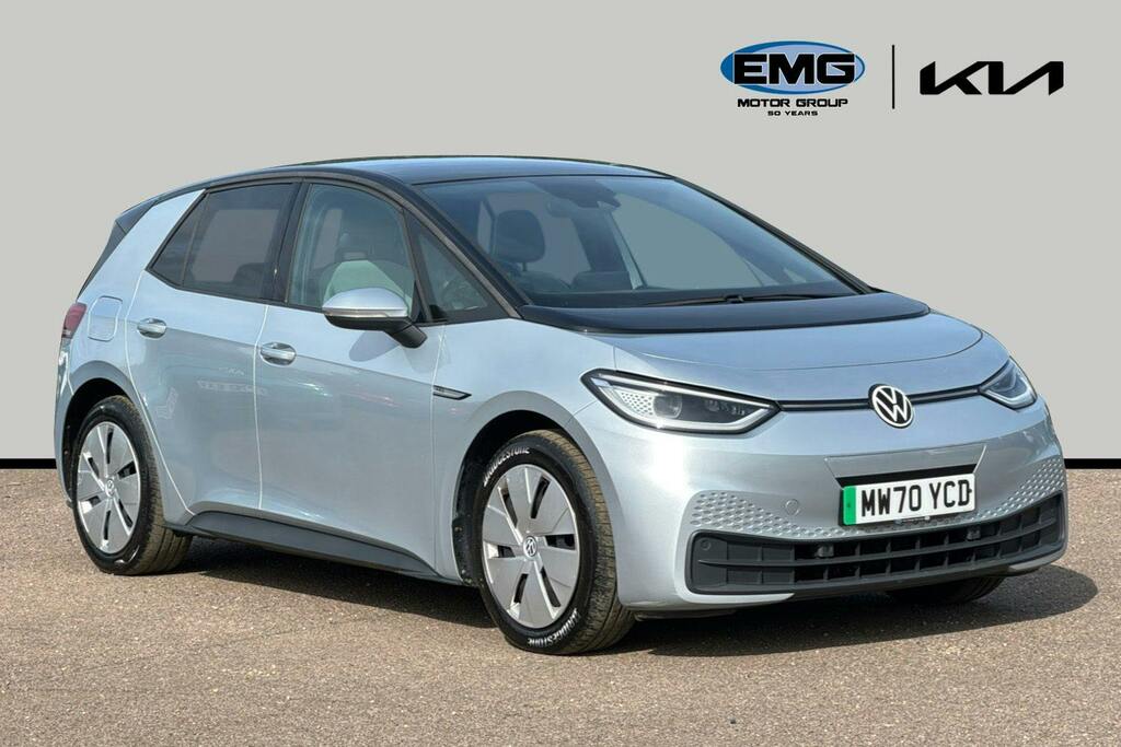 Volkswagen ID.3 Pro Performance 58Kwh Style Hatchback MW70YCD Silver