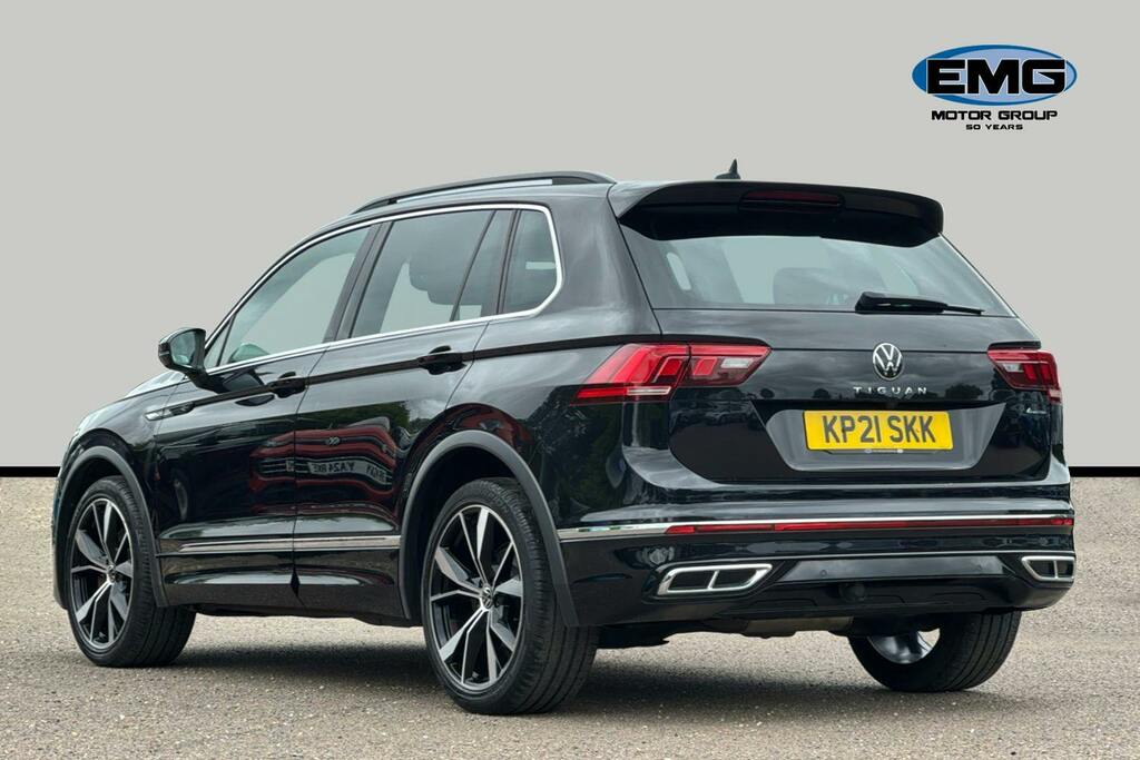 Volkswagen Tiguan 2.0 Tdi R-line Suv Dsg 4Motion Ss KP21SKK Black #4