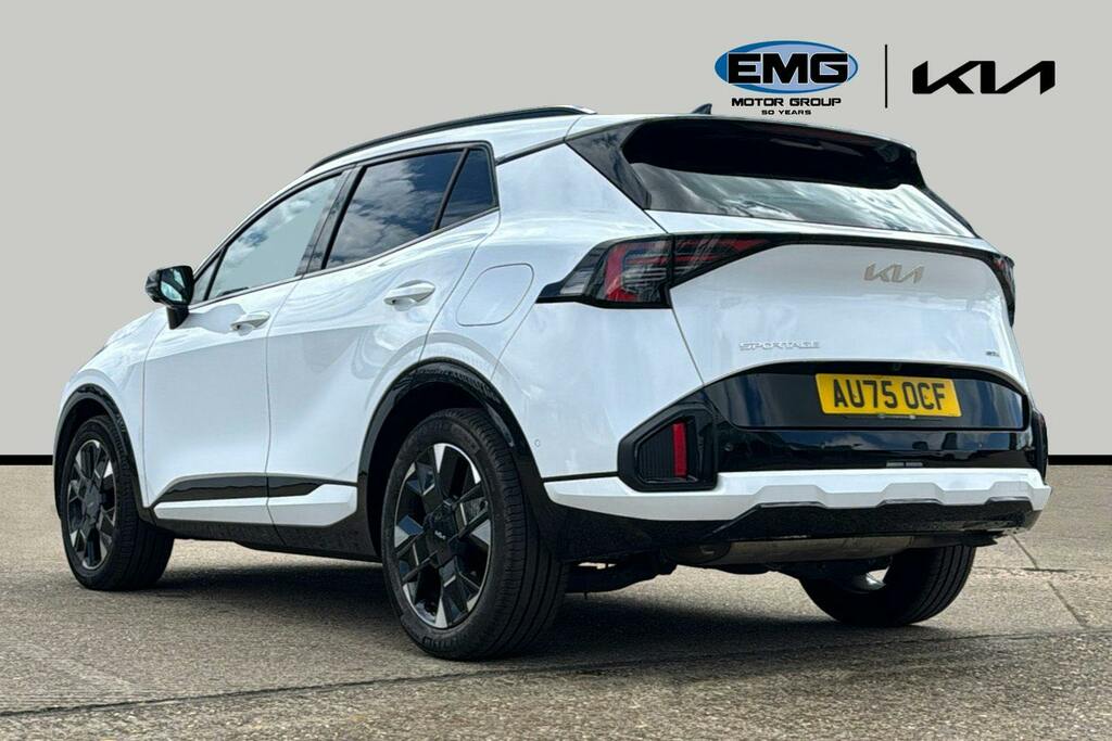 Kia Sportage 1.6 H T Gdi Gt Line S Suv Hybrid AU75OCF White #4