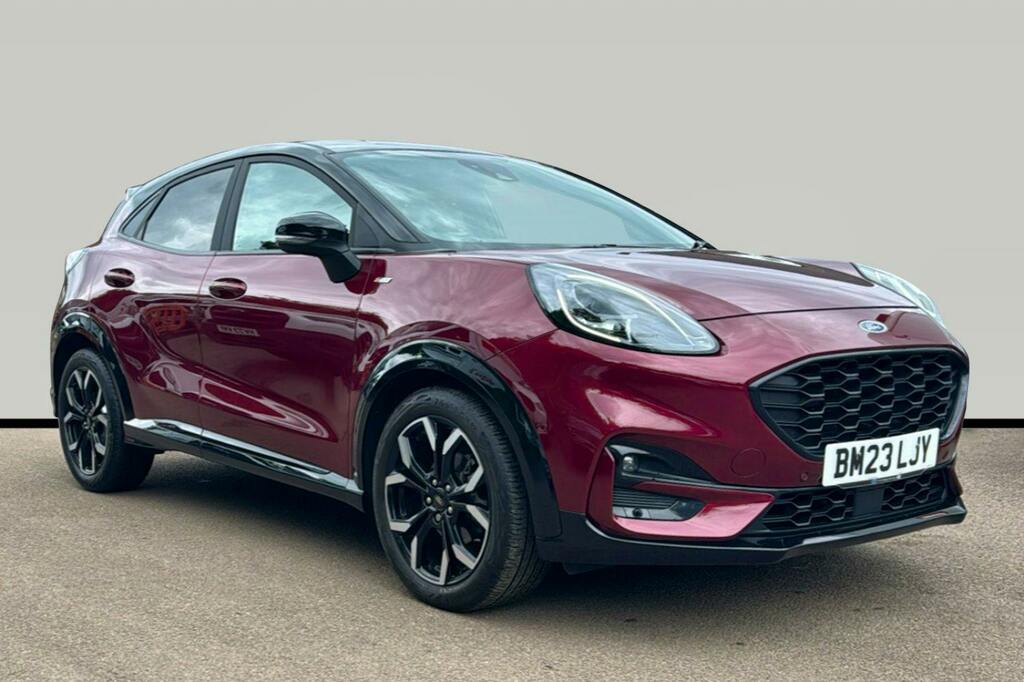 Ford Puma 1.0T Ecoboost Mhev Vivid Ruby Edition Suv Petr BM23LJY Red #2