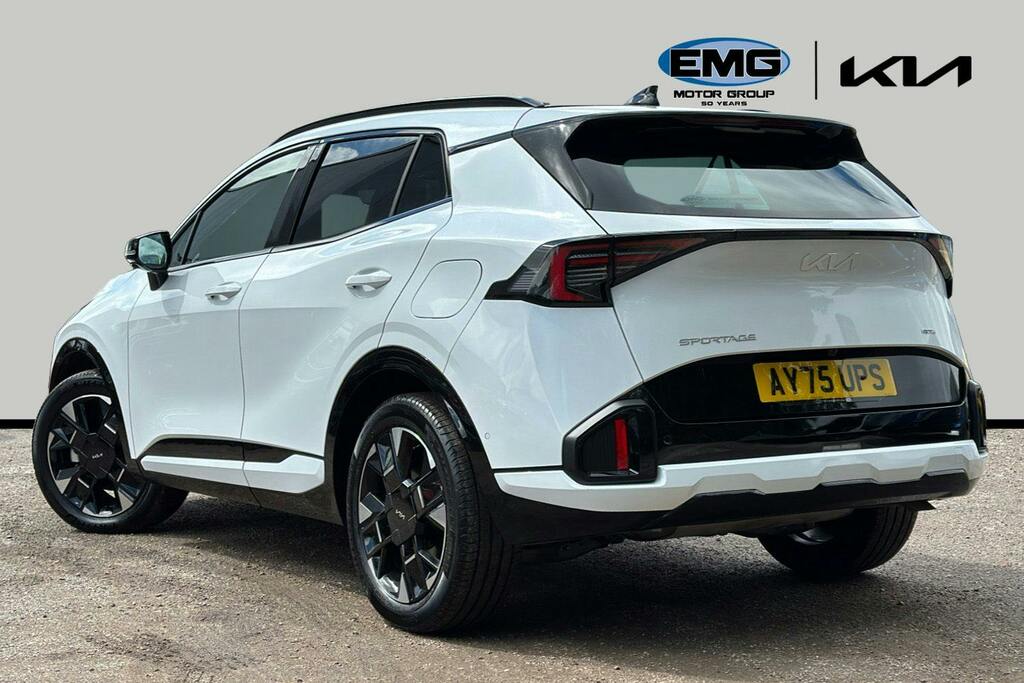 Kia Sportage 1.6 H T Gdi Gt Line S Suv Hybrid AY75UPS White #3