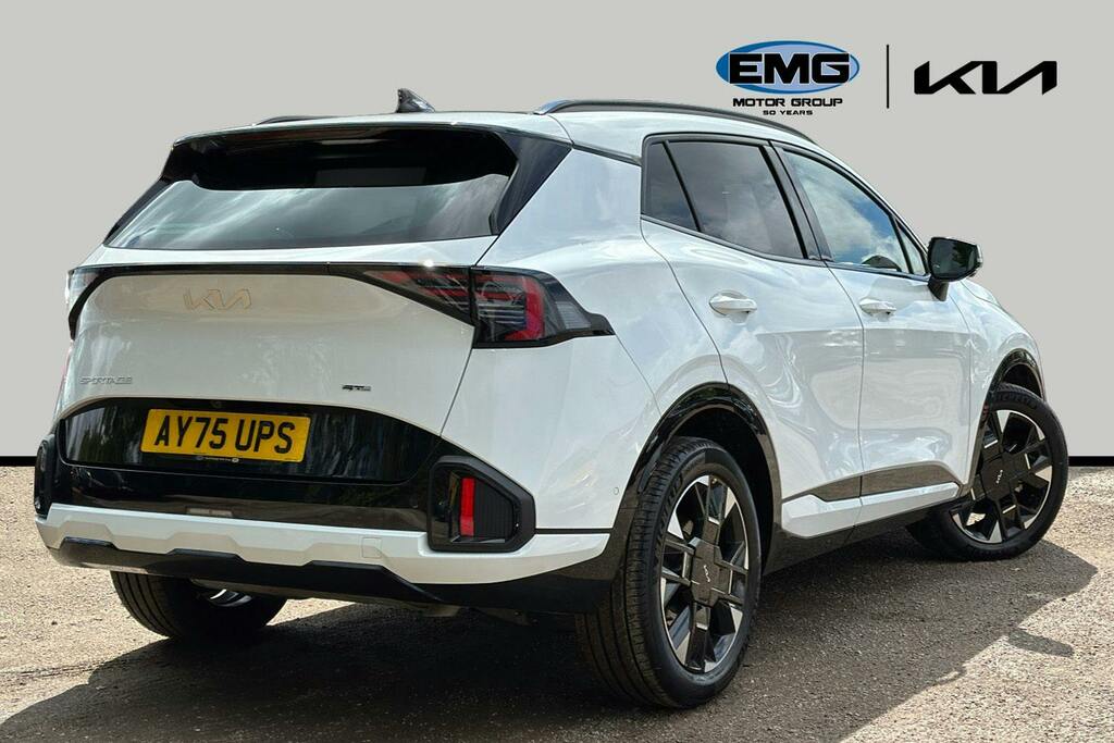 Kia Sportage 1.6 H T Gdi Gt Line S Suv Hybrid AY75UPS White #5