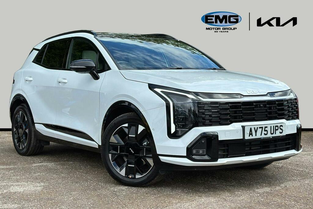 Kia Sportage 1.6 H T Gdi Gt Line S Suv Hybrid AY75UPS White