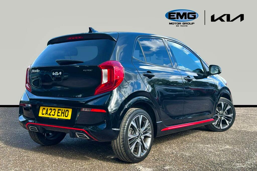 Kia Picanto 1.0 Dpi Gt Line Hatchback Ss CA23EHO Black #6