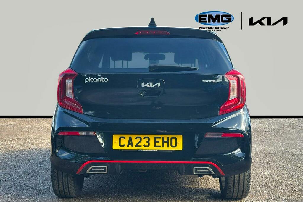 Kia Picanto 1.0 Dpi Gt Line Hatchback Ss CA23EHO Black #5