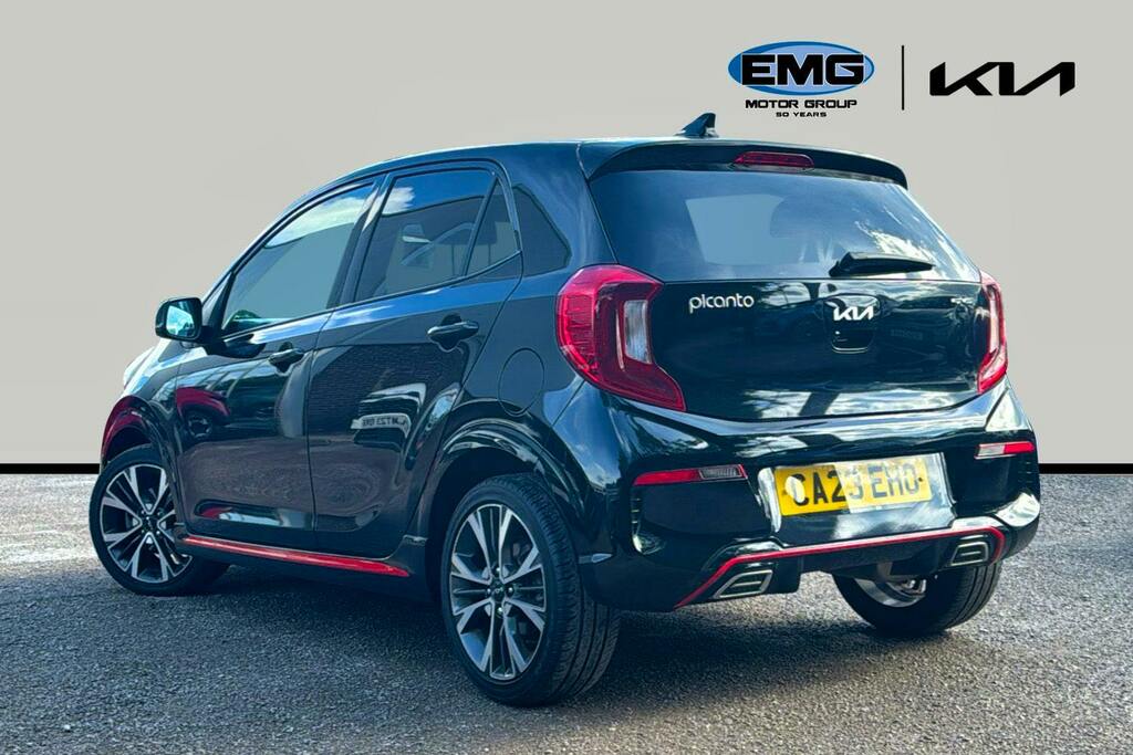 Kia Picanto 1.0 Dpi Gt Line Hatchback Ss CA23EHO Black #4