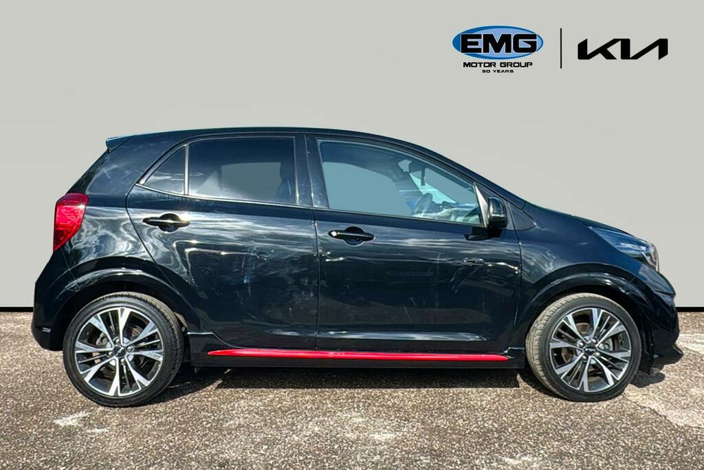 Kia Picanto 1.0 Dpi Gt Line Hatchback Ss CA23EHO Black #3