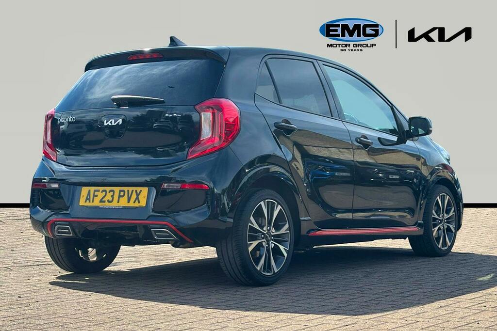 Kia Picanto 1.0 Dpi Gt Line Hatchback Amt Ss AF23PVX Black #6