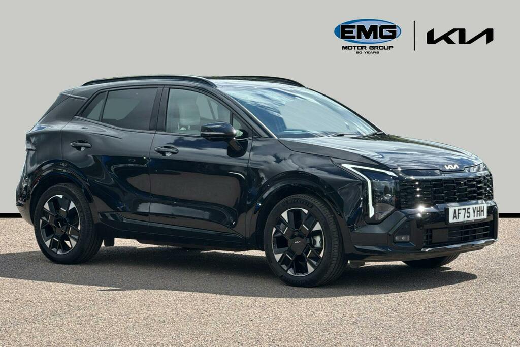 Kia Sportage 1.6 H T Gdi Gt Line S Suv Hybrid AF75YHH Black