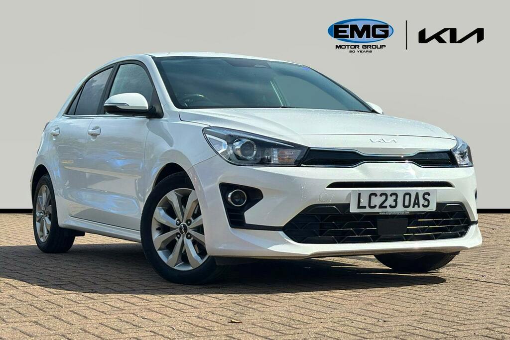 Kia RIO 1.0 T Gdi Mhev 3 Hatchback Hybrid Dct White