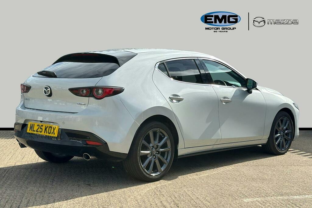 Mazda 3 2.5 E Skyactiv G Mhev Exclusive Line Hatchback ML25KOX White #6