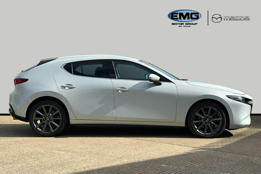 Mazda 3 2.5 E Skyactiv G Mhev Exclusive Line Hatchback ML25KOX White #3