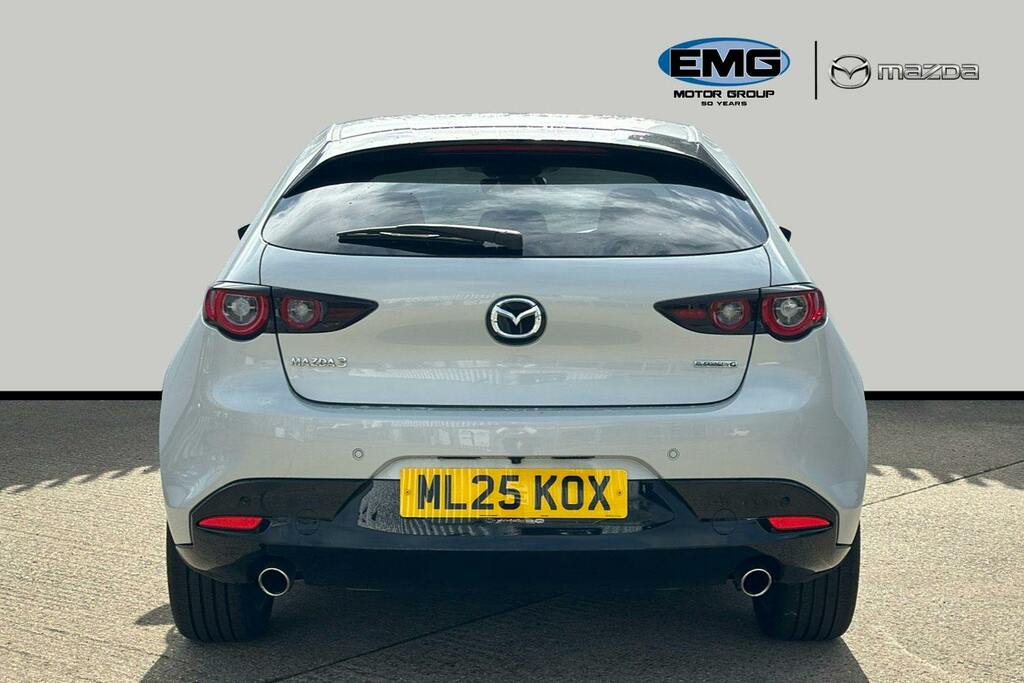 Mazda 3 2.5 E Skyactiv G Mhev Exclusive Line Hatchback ML25KOX White #5