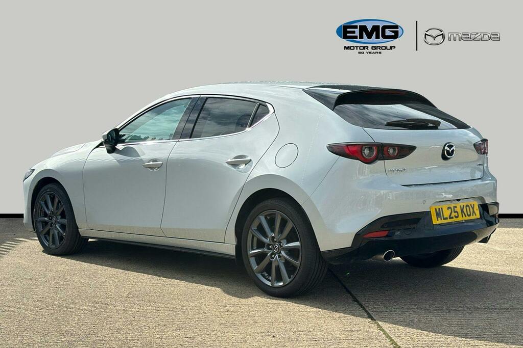 Mazda 3 2.5 E Skyactiv G Mhev Exclusive Line Hatchback ML25KOX White #4