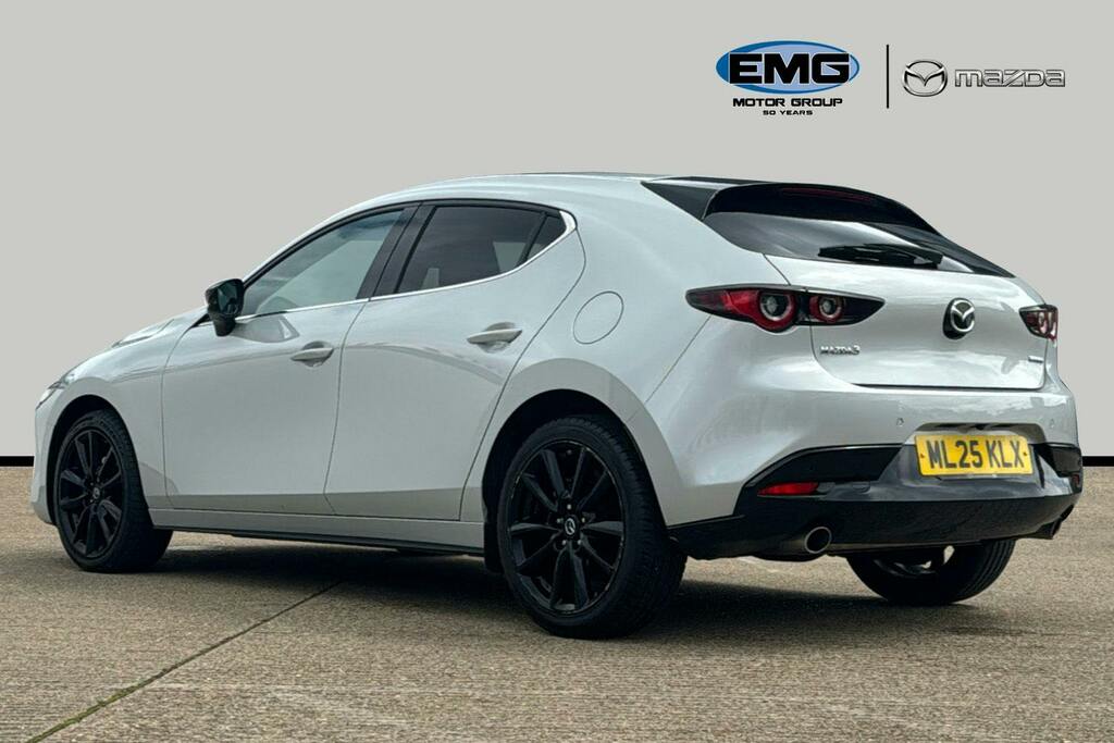 Mazda 3 2.5 E Skyactiv G Mhev Homura Hatchback ML25KLX White #4