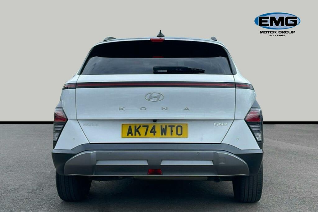 Hyundai Kona 1.6 H Gdi Ultimate Suv Hybrid Dct Ss AK74WTO White #5