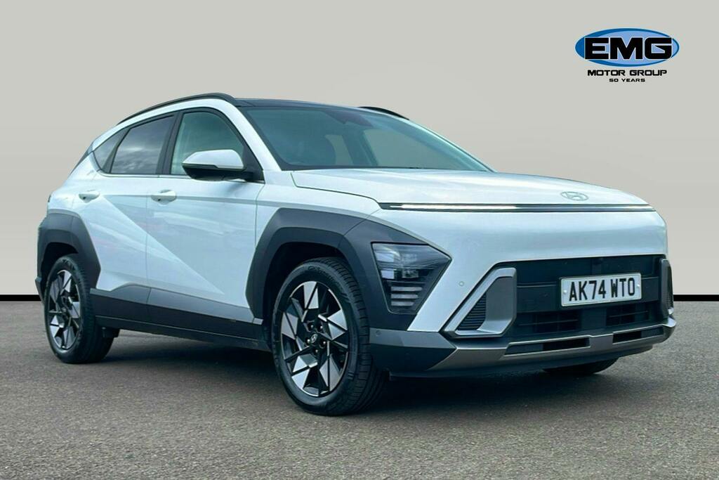 Hyundai Kona 1.6 H Gdi Ultimate Suv Hybrid Dct Ss White