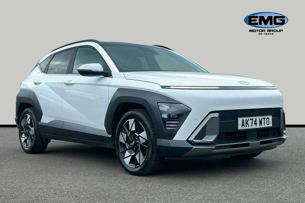 Hyundai Kona 1.6 H Gdi Ultimate Suv Hybrid Dct Ss AK74WTO White