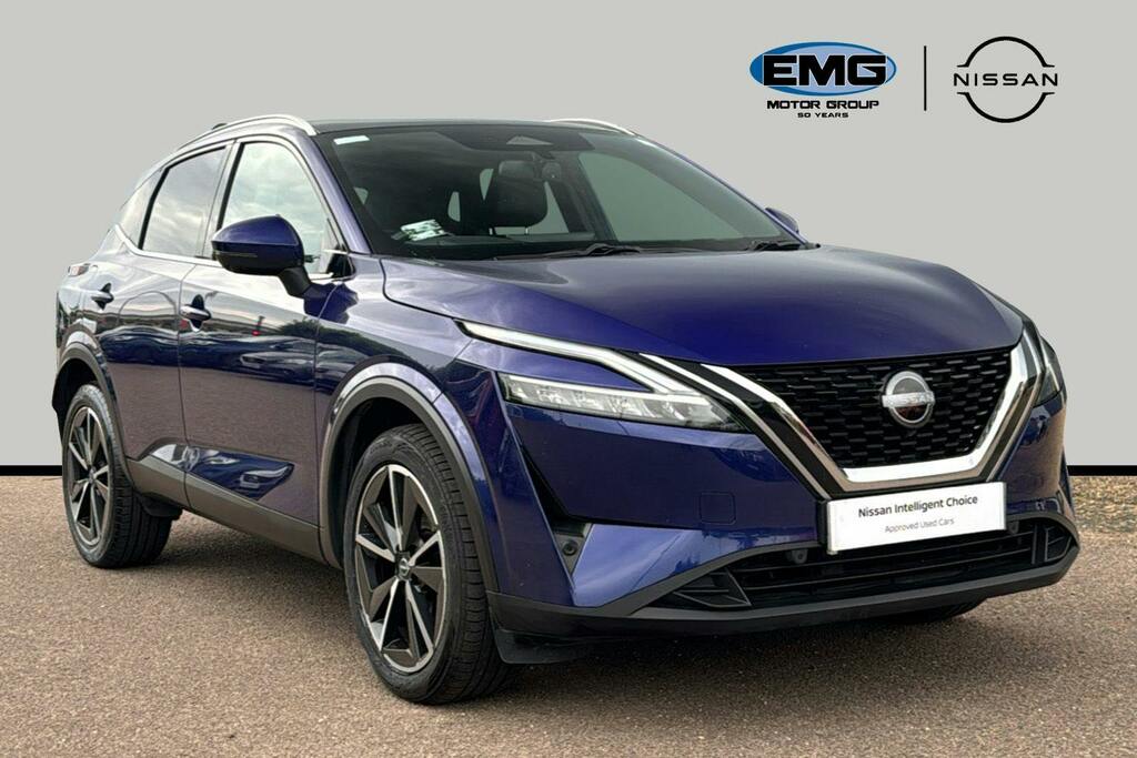 Nissan Qashqai 1.3 Dig T Mhev Tekna Suv Hybrid DV73WUT Blue
