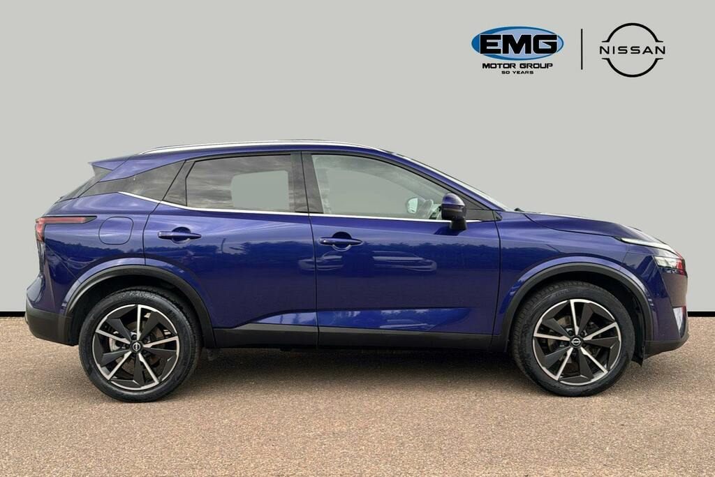 Nissan Qashqai 1.3 Dig T Mhev Tekna Suv Hybrid DV73WUT Blue #3