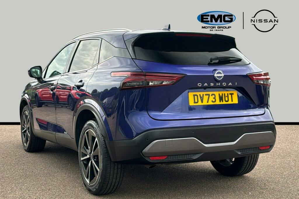 Nissan Qashqai 1.3 Dig T Mhev Tekna Suv Hybrid DV73WUT Blue #4