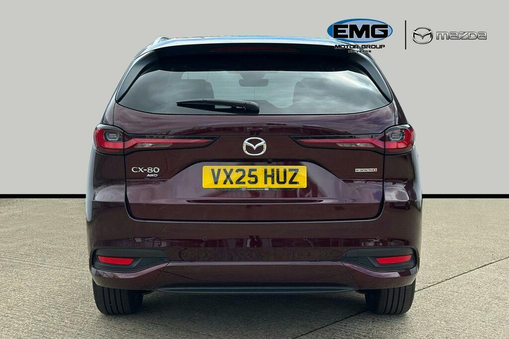Mazda CX-80 3.3 E Skyactiv D Mhev Homura Plus Suv H Red #5