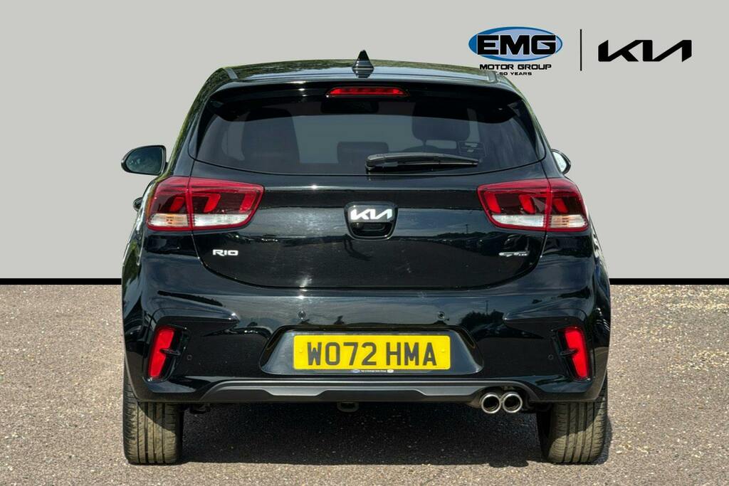 Kia RIO 1.0 T Gdi Mhev Gt Line S Hatchback Hybr WO72HMA Black #5