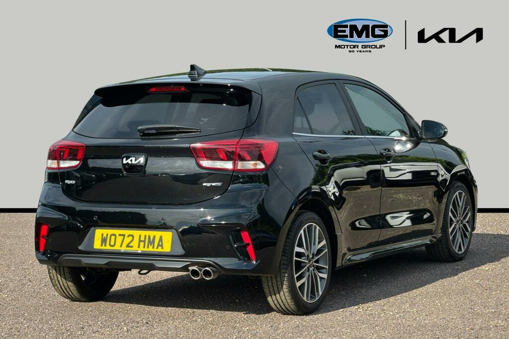 Kia RIO 1.0 T Gdi Mhev Gt Line S Hatchback Hybr WO72HMA Black #6