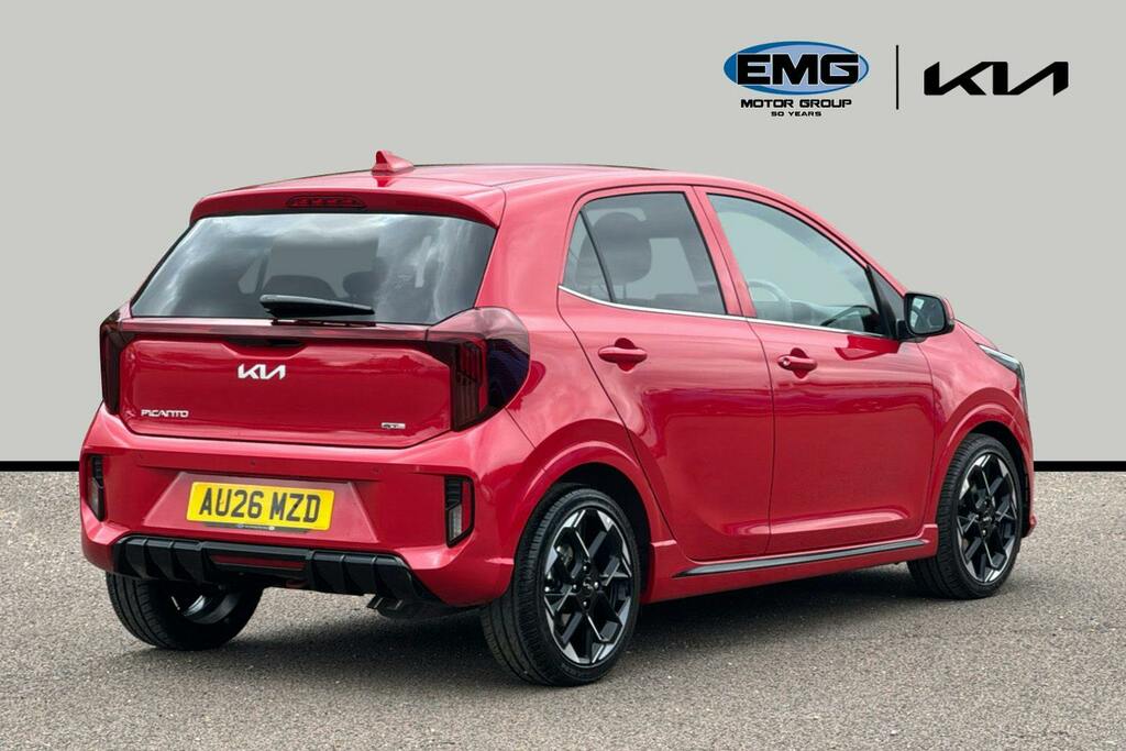 Kia Picanto 1.0 Gt Line Hatchback Amt Ss AU26MZD Red #6