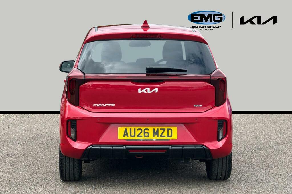 Kia Picanto 1.0 Gt Line Hatchback Amt Ss AU26MZD Red #5