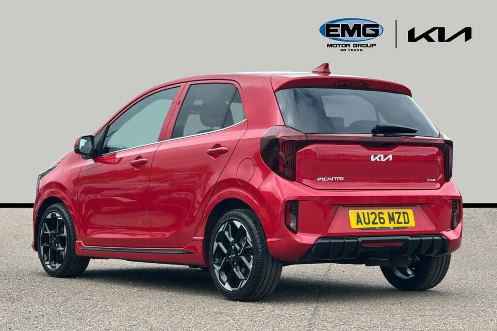 Kia Picanto 1.0 Gt Line Hatchback Amt Ss AU26MZD Red #4