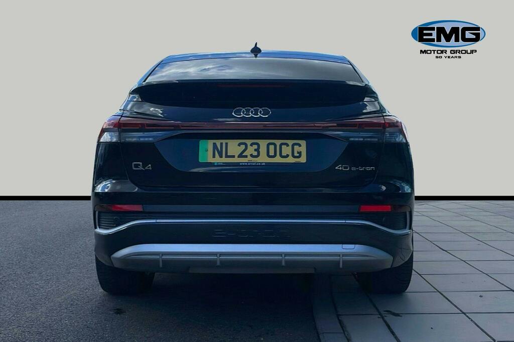 Audi Q4 E Tron 40 S Line Sportback 82Kwh NL23OCG Black #5