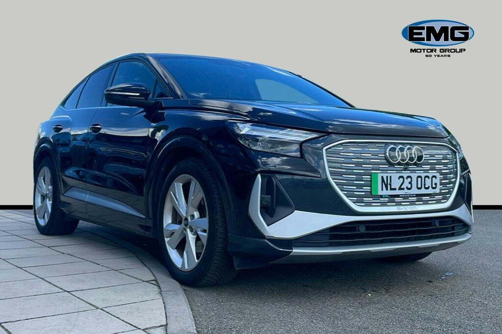 Audi Q4 E Tron 40 S Line Sportback 82Kwh Black