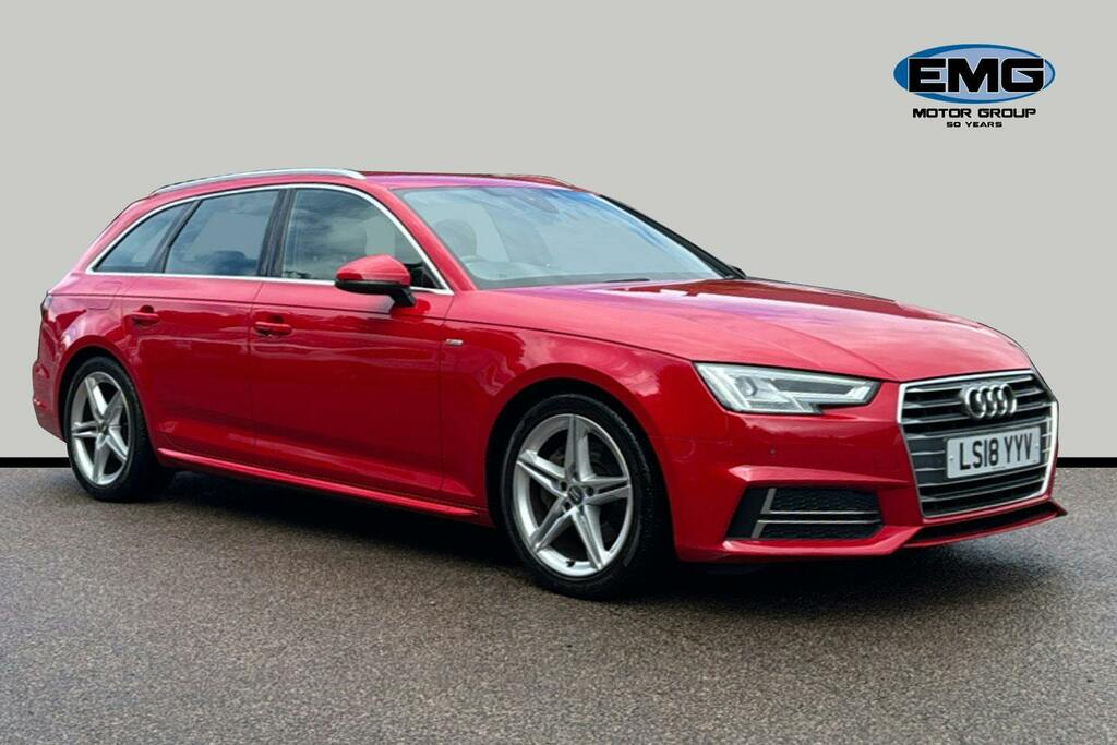 Audi A4 Avant 2.0 Tdi Ultra S Line Estate S Tronic Red