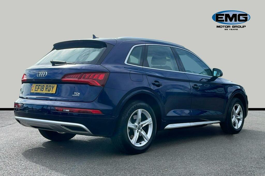 Audi Q5 2.0 Tdi Sport Suv S Tronic Quattro S EF18RDY Blue #6