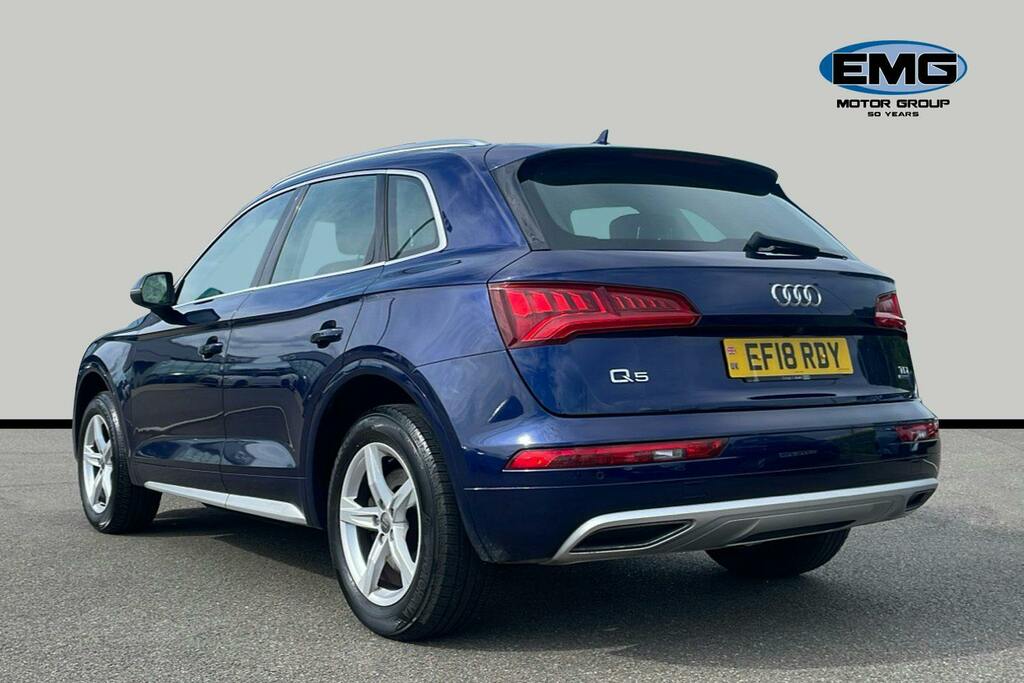 Audi Q5 2.0 Tdi Sport Suv S Tronic Quattro S EF18RDY Blue #4