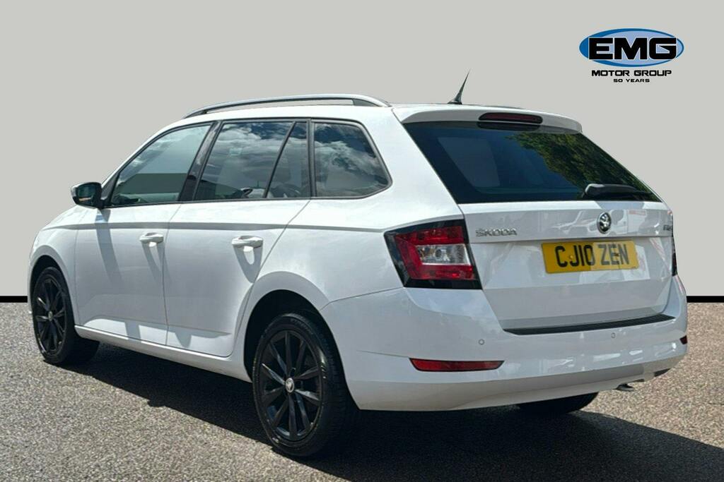 Skoda Fabia 1.0 Tsi Se L Estate Ss White #4