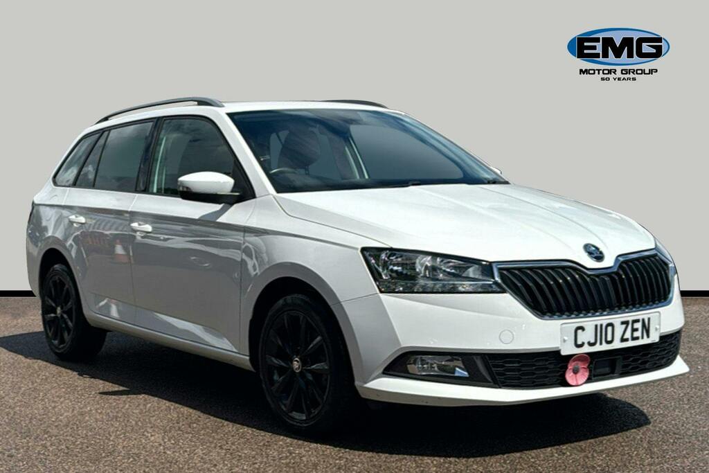 Skoda Fabia 1.0 Tsi Se L Estate Ss White