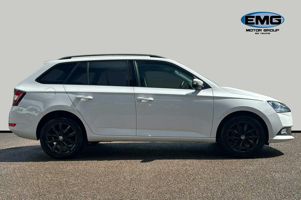 Skoda Fabia 1.0 Tsi Se L Estate Ss White #3