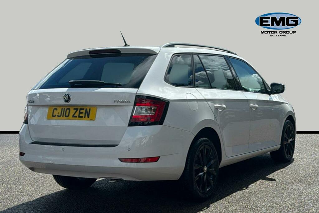 Skoda Fabia 1.0 Tsi Se L Estate Ss White #6