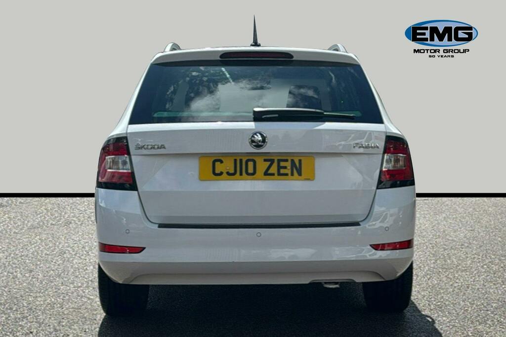 Skoda Fabia 1.0 Tsi Se L Estate Ss White #5