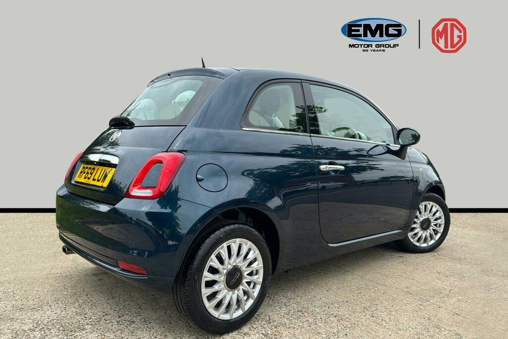 Fiat 500 1.2 Lounge Hatchback Dualogic Ss Blue #6