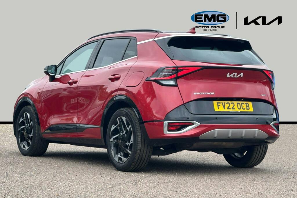 Kia Sportage 1.6 T Gdi Mhev Gt Line Suv Hybrid Dct FV22OCB Red #4