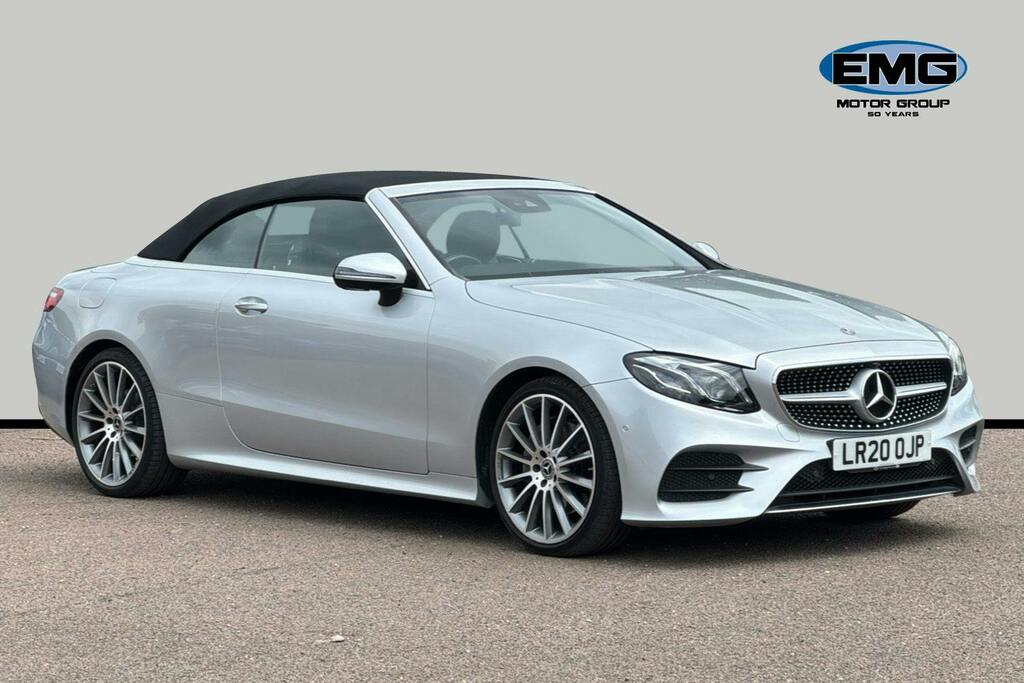 Mercedes-Benz E Class 2.0 E220d Amg Line Cabriolet G Tronic P Silver