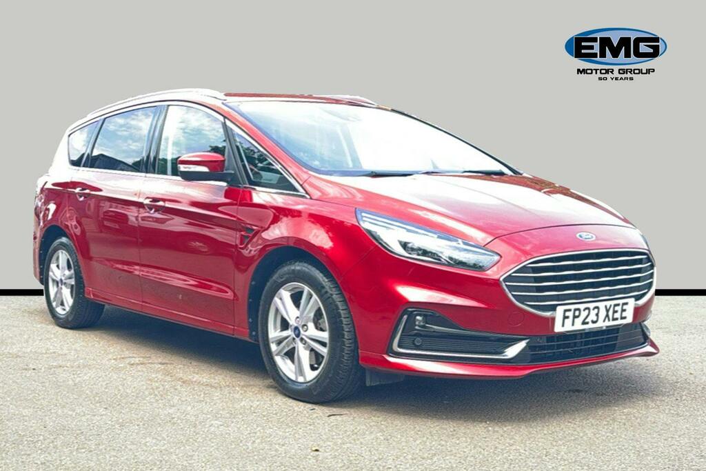 Ford S-Max 2.5H Duratec Titanium Mpv Hybrid Cvt FP23XEE Red