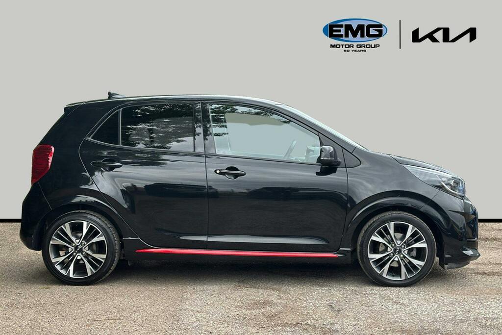 Kia Picanto 1.0 Dpi Gt Line Hatchback Amt Ss DX23YSL Black #3