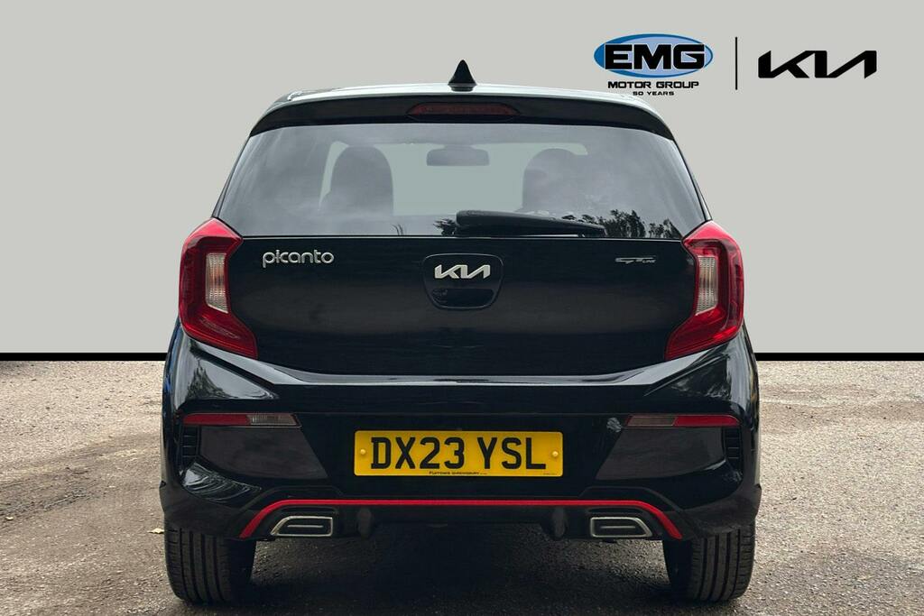 Kia Picanto 1.0 Dpi Gt Line Hatchback Amt Ss DX23YSL Black #5