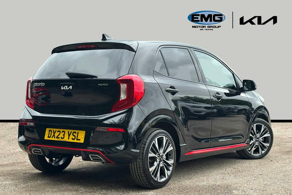 Kia Picanto 1.0 Dpi Gt Line Hatchback Amt Ss DX23YSL Black #6
